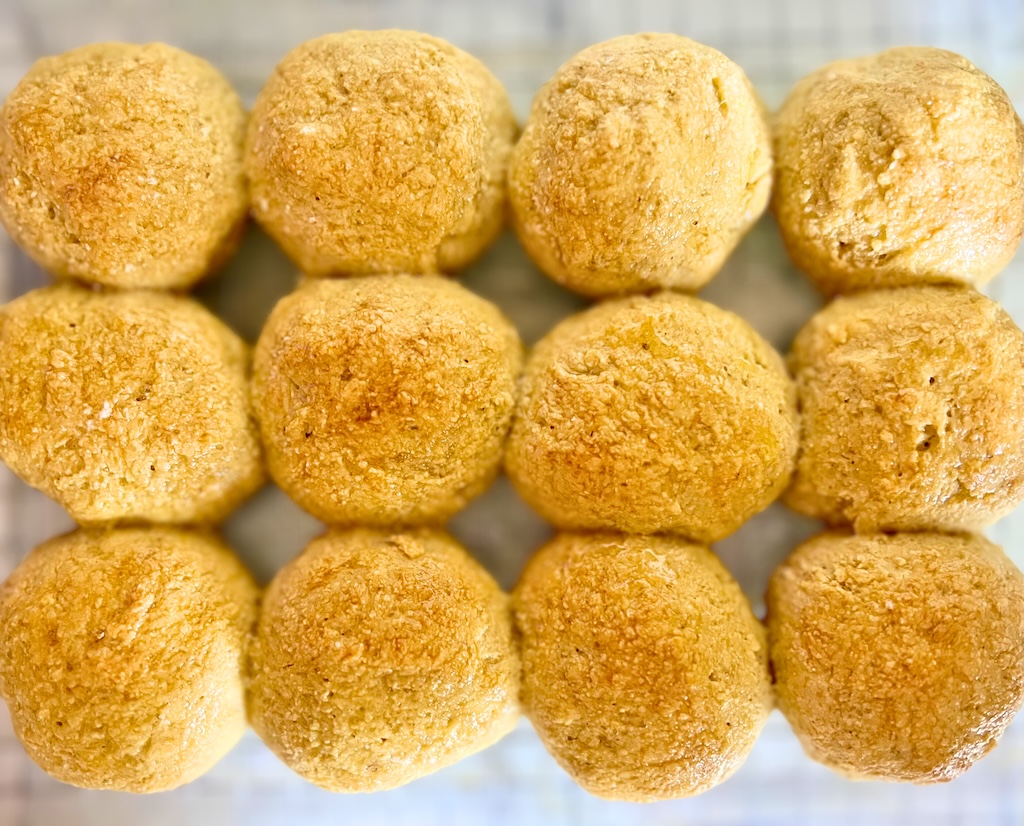 Gluten-Free Sourdough Dinner Rolls