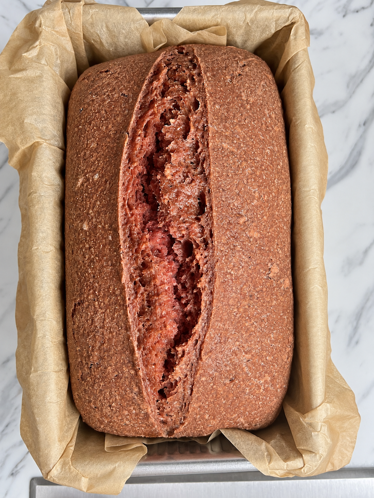 Sourdough Beet Bread with Fresh-Milled Flour